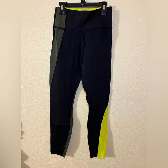 Athleta Asym Colorblock Leggings - Picture 1 of 4